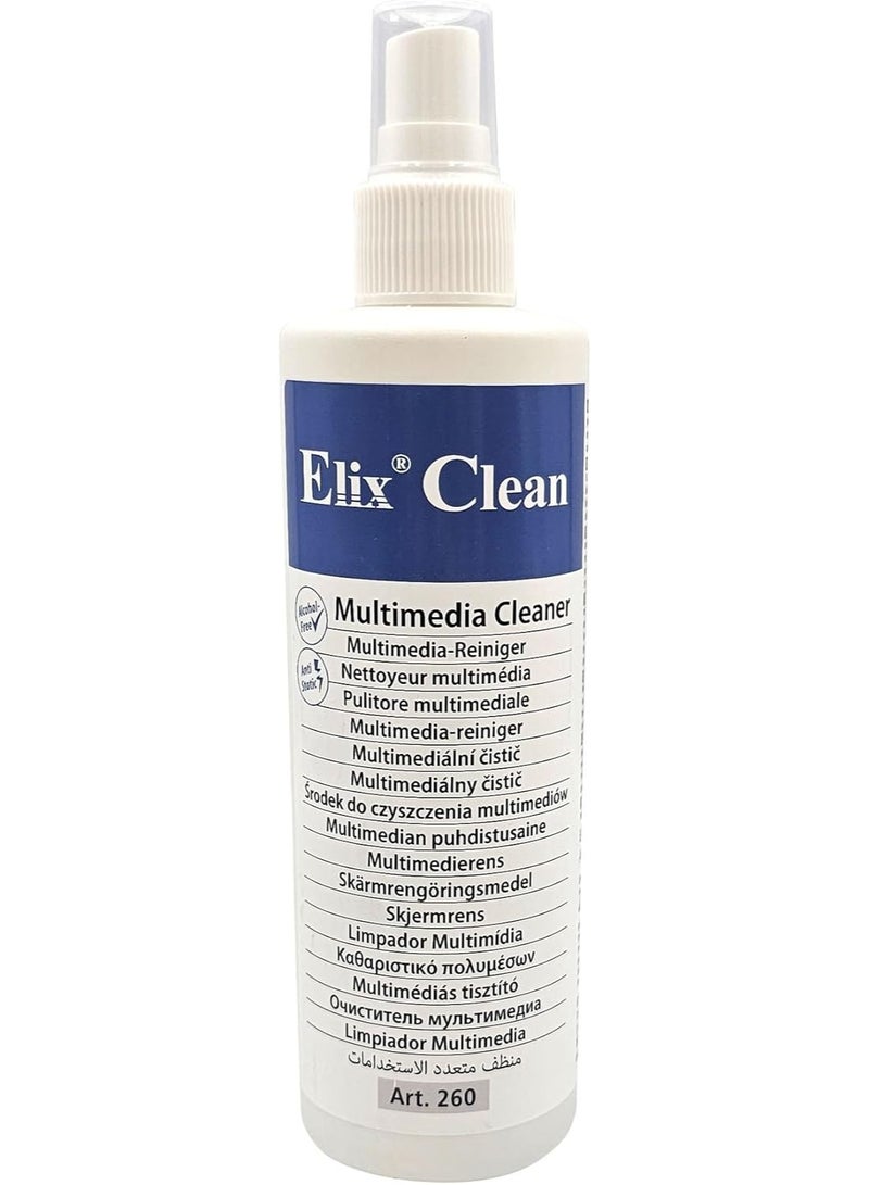 ECS Elix Clean Multimedia Cleaner 250ml - Image 1